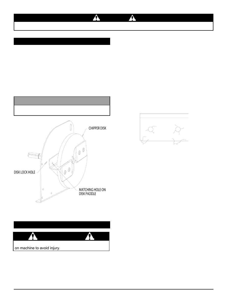 Warning | Echo 77412 Owners Manual v.5 User Manual | Page 26 / 42