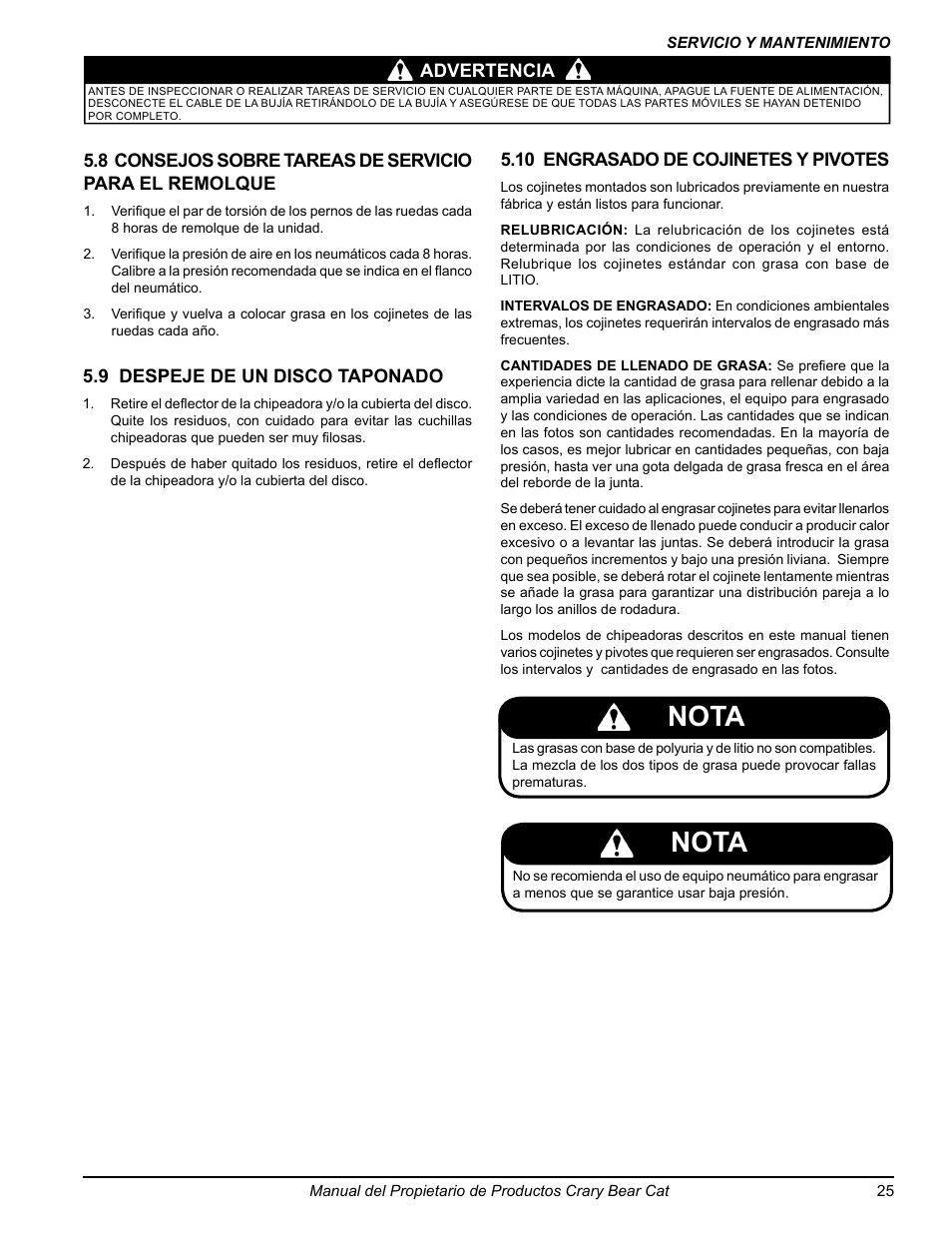 Nota | Echo 77412 Owners Manual v.3 User Manual | Page 55 / 94