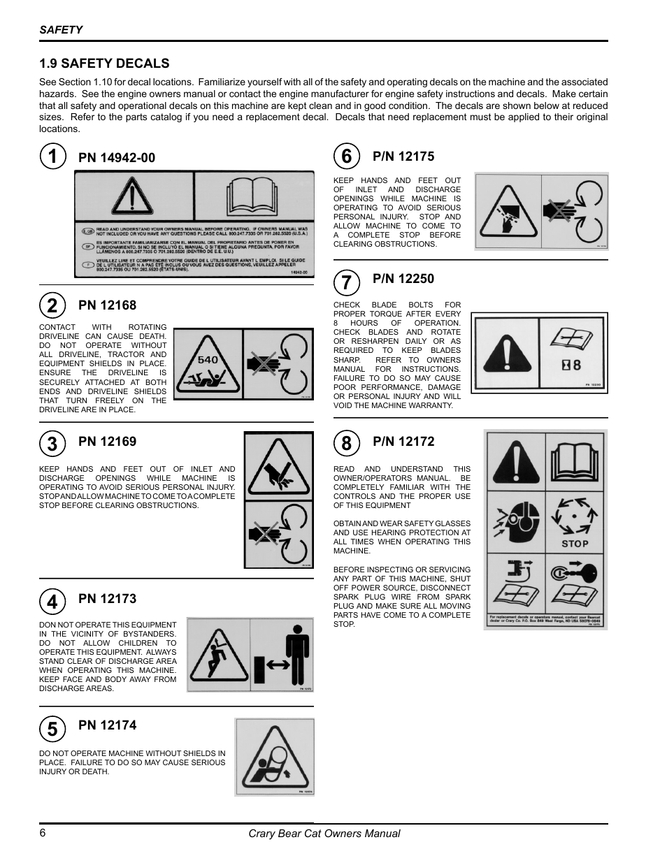Echo 77412 Owners Manual v.3 User Manual | Page 8 / 94