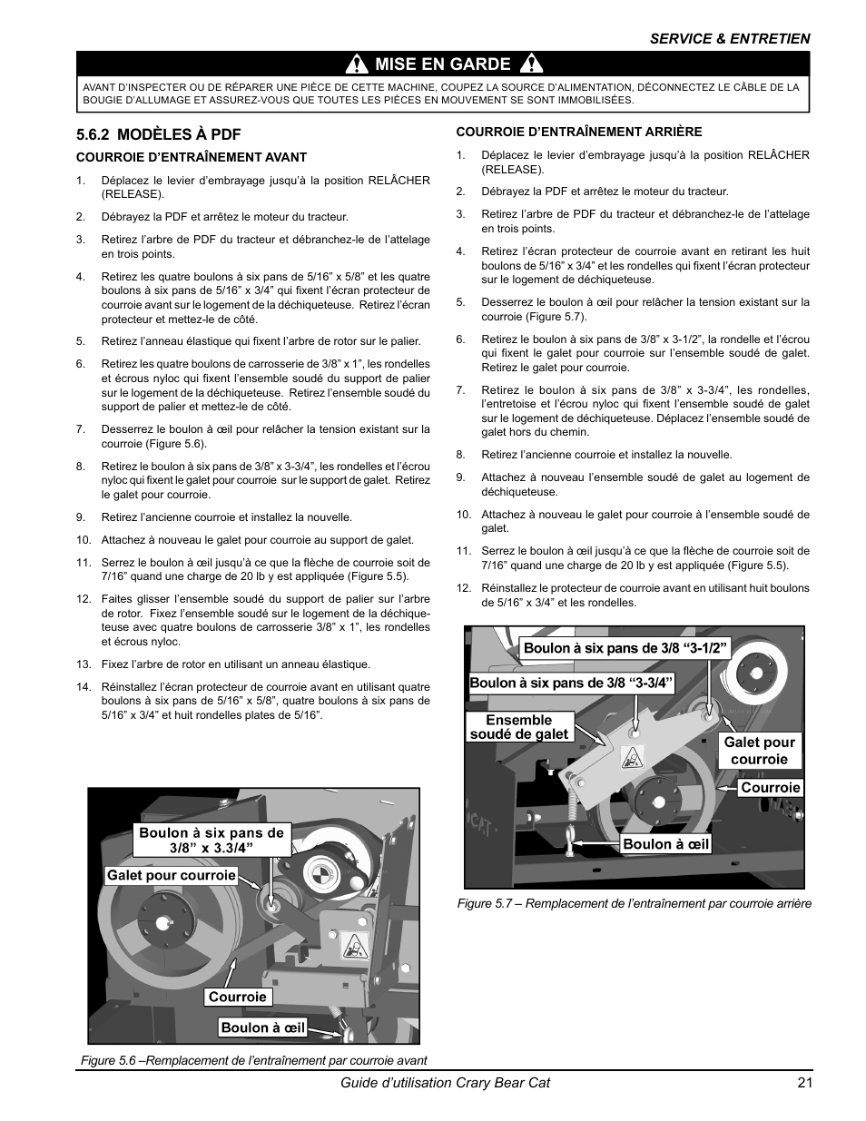 Mise en garde, 2 modèles à pdf | Echo 77412 Owners Manual v.3 User Manual | Page 83 / 94