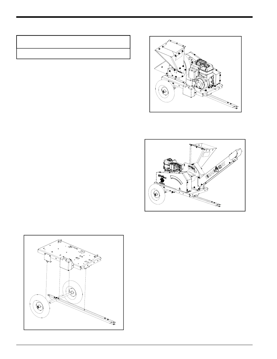 2 assemble the hitch, axle and wheels | Echo 77412 Owners Manual v.1 User Manual | Page 10 / 31