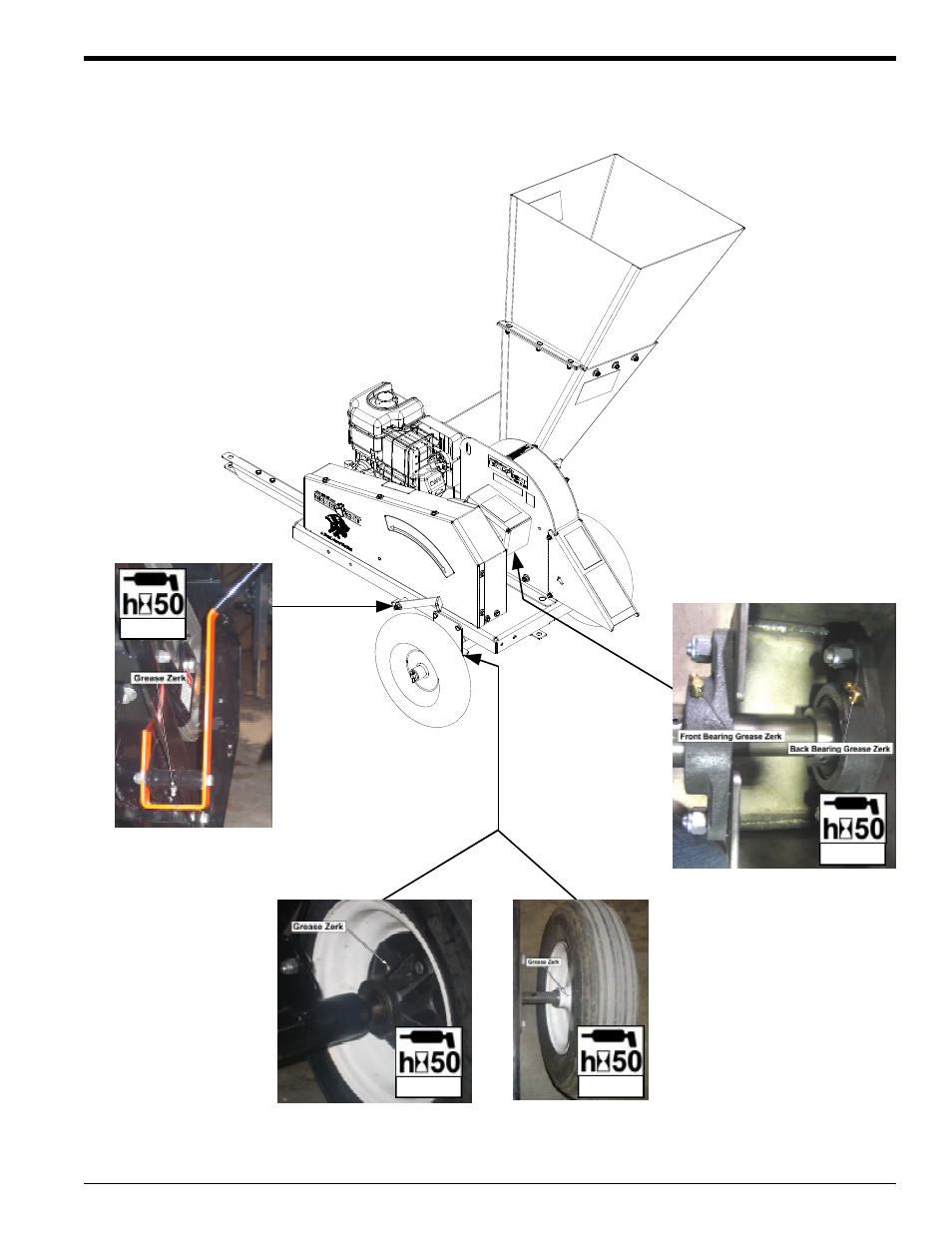 9 greasable bearings (con't) | Echo 77412 Owners Manual v.1 User Manual | Page 23 / 31