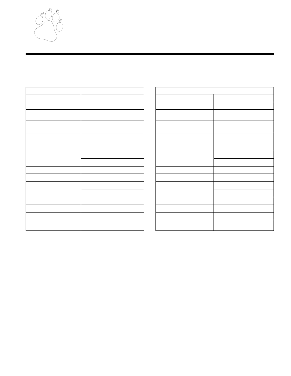 Specifications 7, 1 size specifications | Echo 77412 Owners Manual v.1 User Manual | Page 27 / 31