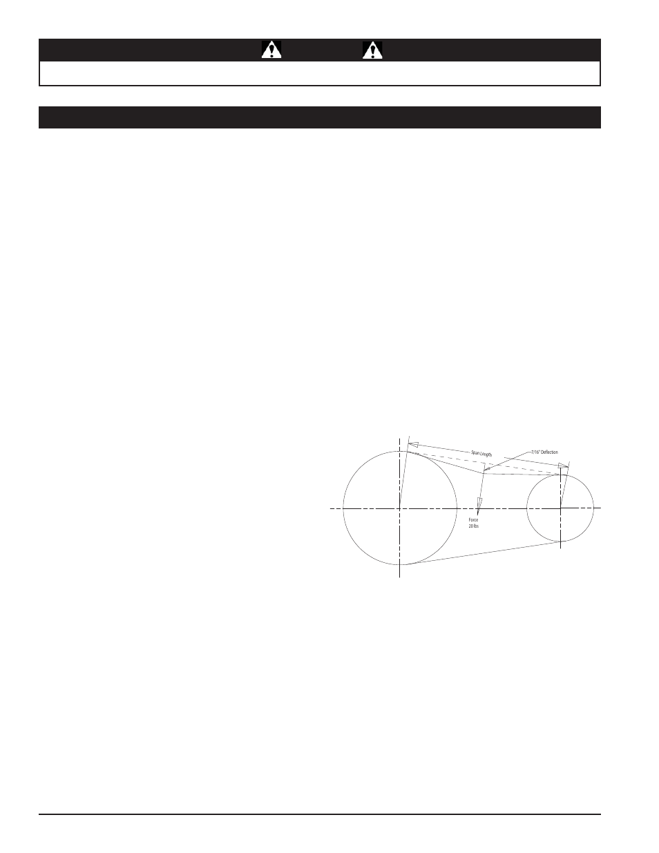 Warning, 7 drive belts (con't) | Echo 76824 Owners Manual v.2 User Manual | Page 28 / 39