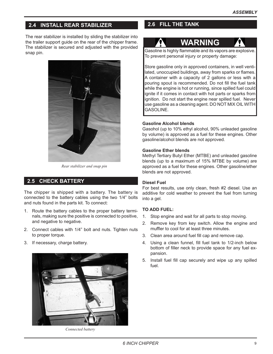 Warning | Echo 76624 Owners Manual v.3 User Manual | Page 11 / 33