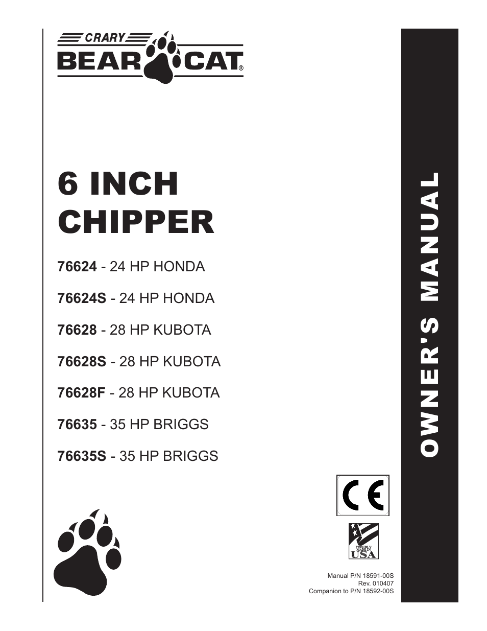 Echo 76624 Owners Manual v.1 User Manual | 33 pages