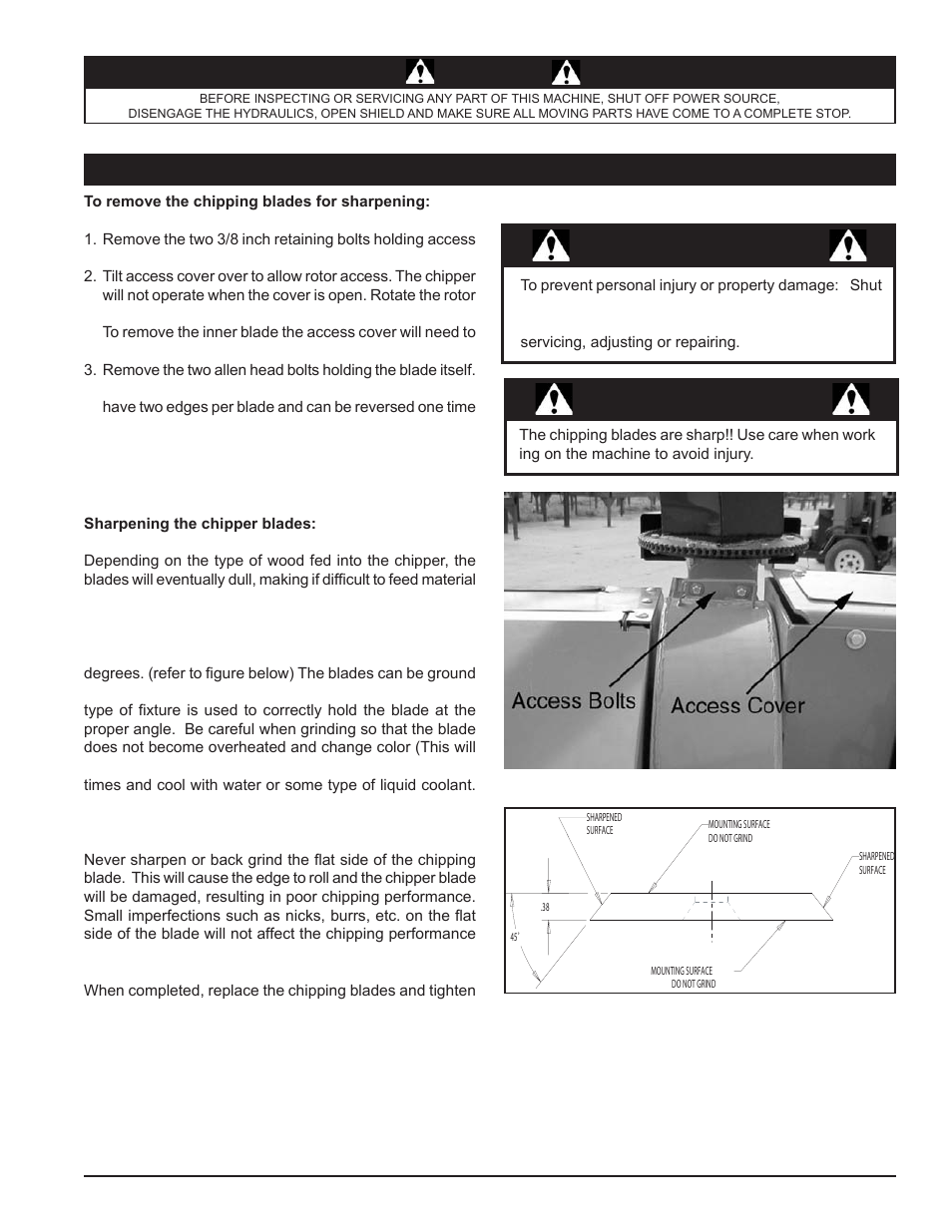 Warning | Echo 76628S User Manual | Page 23 / 34