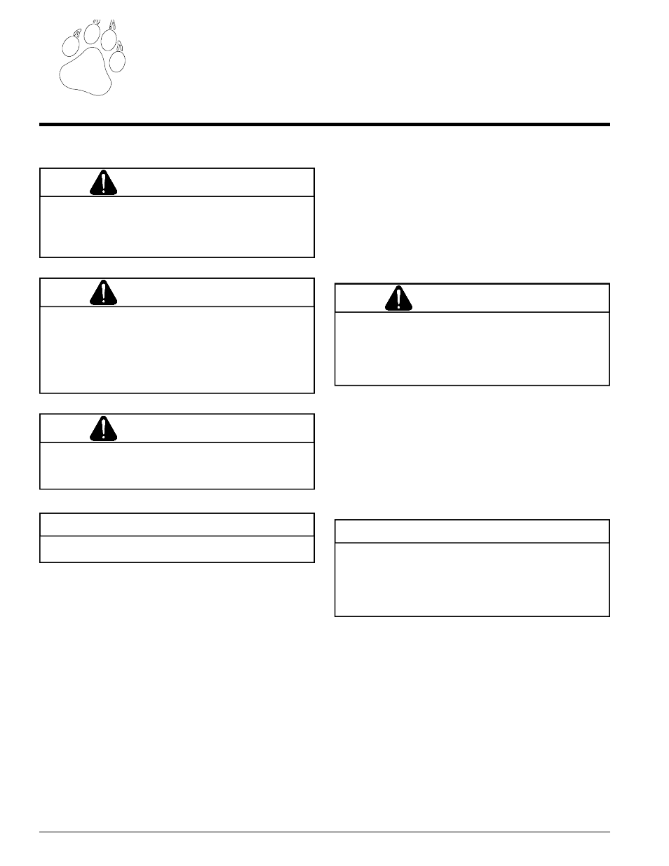 Operation 4, Caution, Warning | Echo 74824 Owners Manual v.3 User Manual | Page 14 / 32