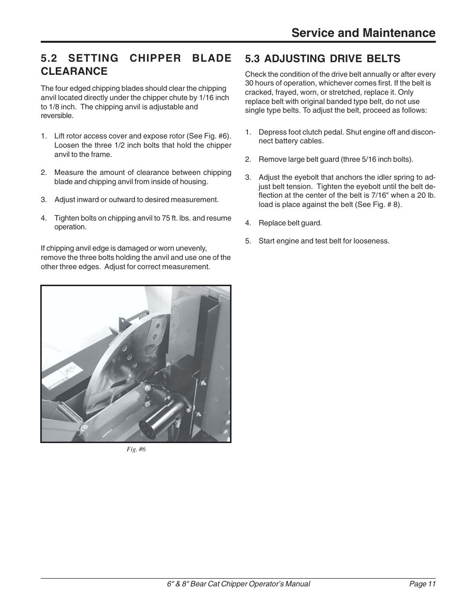 Service and maintenance | Echo 74824 Owners Manual v.1 User Manual | Page 15 / 24