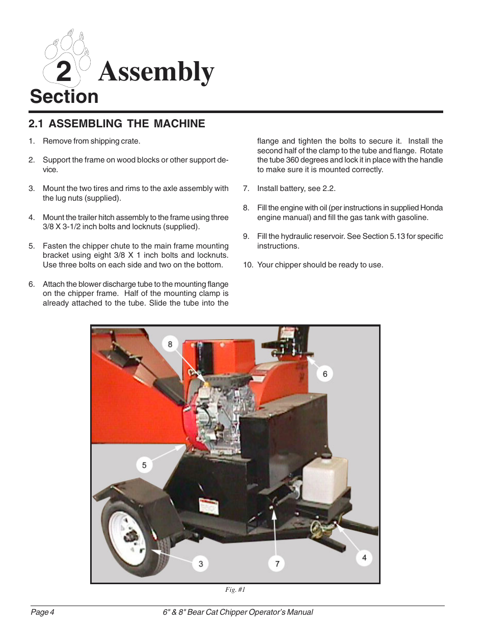 2assembly | Echo 74824 Owners Manual v.1 User Manual | Page 8 / 24