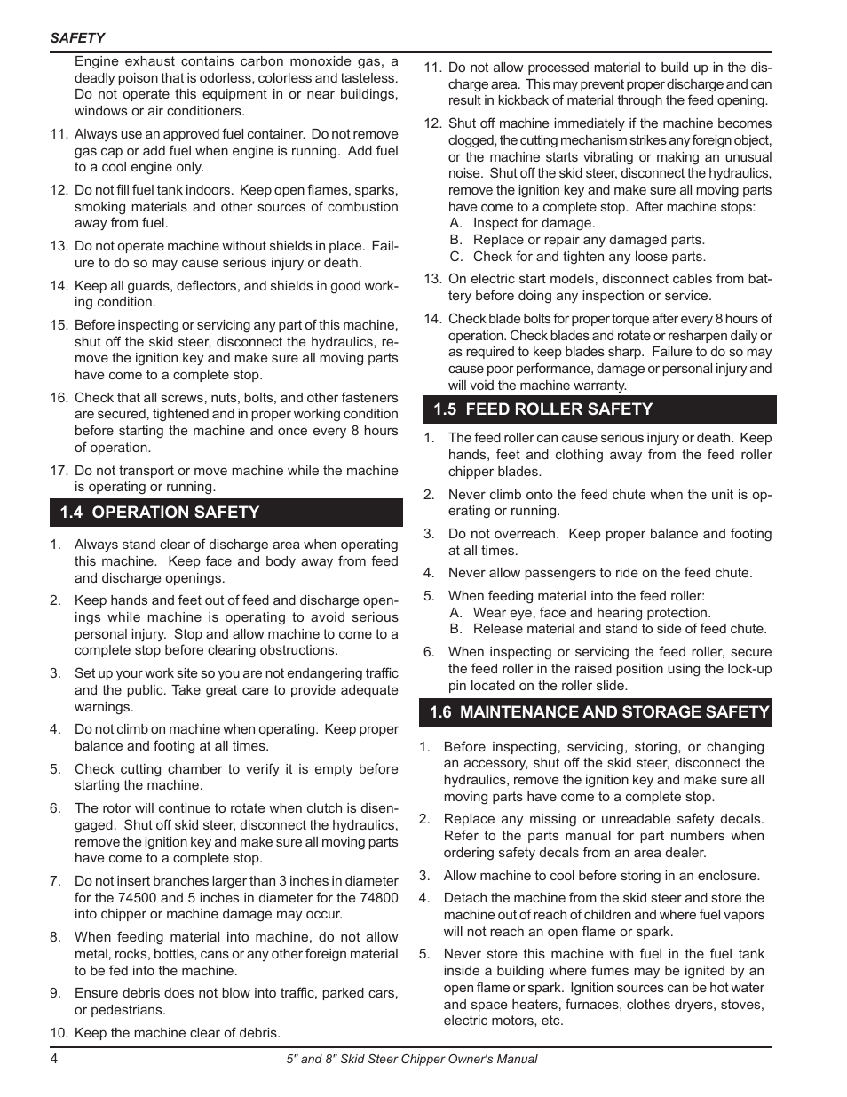 Echo 74500 Owners Manual v.4 User Manual | Page 6 / 28