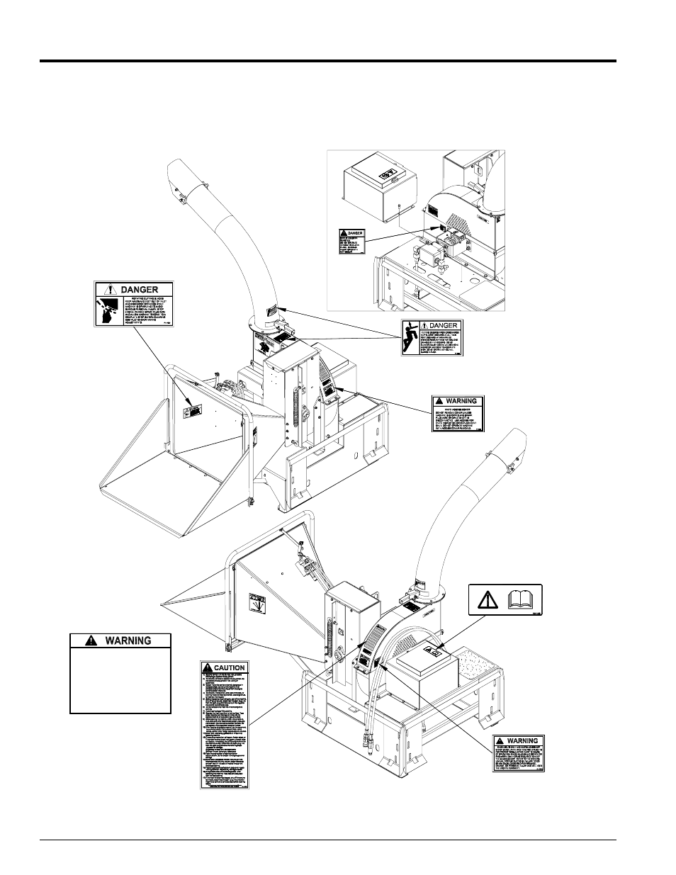 Safety, Page 4 skid steer chipper operator’s manual | Echo 74500 Owners Manual v.1 User Manual | Page 10 / 28