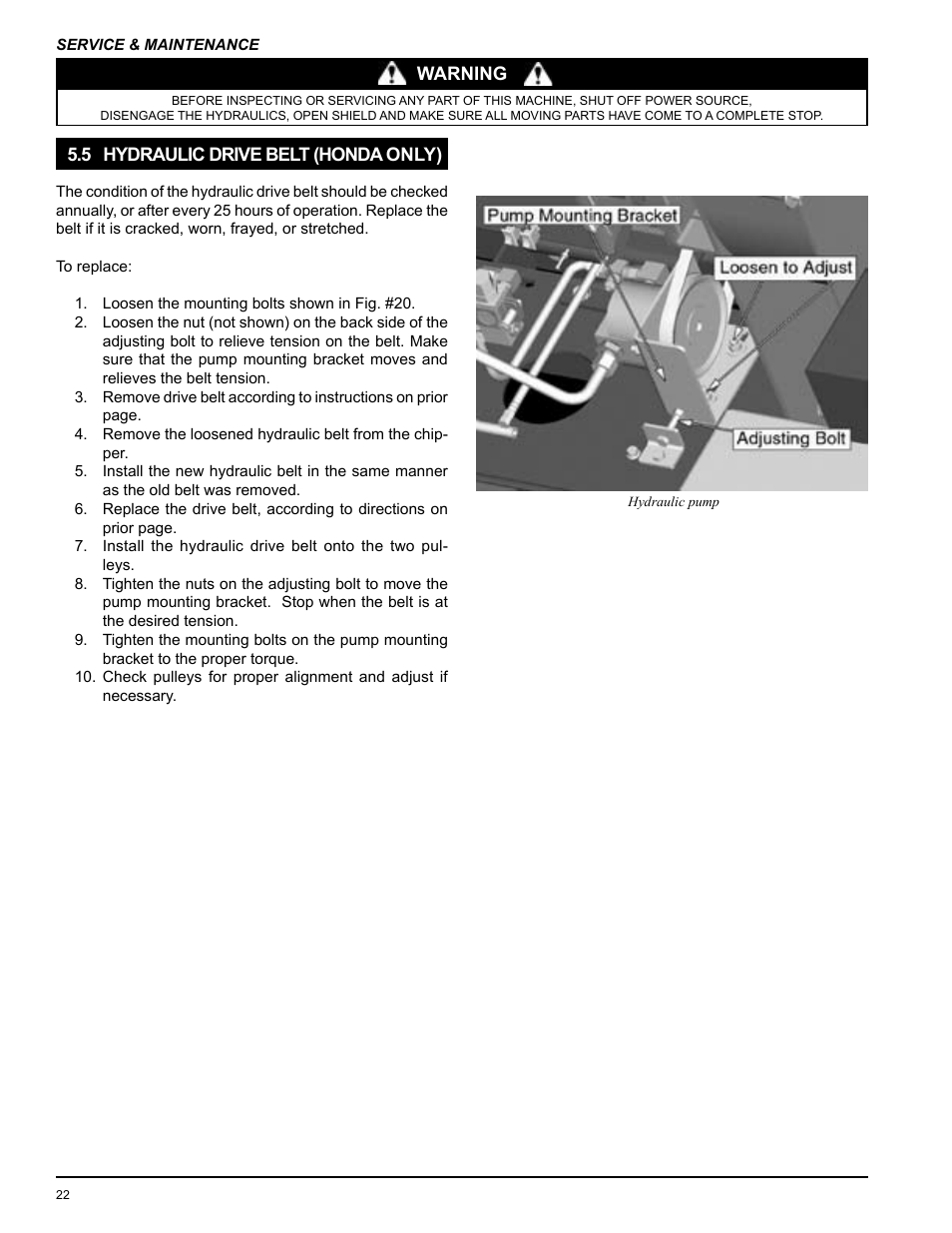 Echo 74624S Owners Manual v.2 User Manual | Page 24 / 32