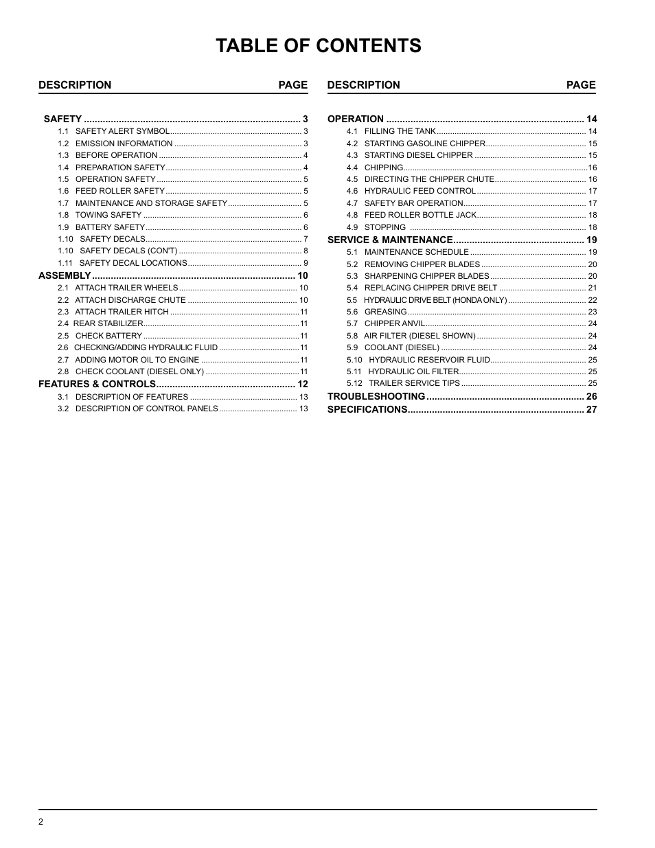 Echo 74624S Owners Manual v.2 User Manual | Page 4 / 32