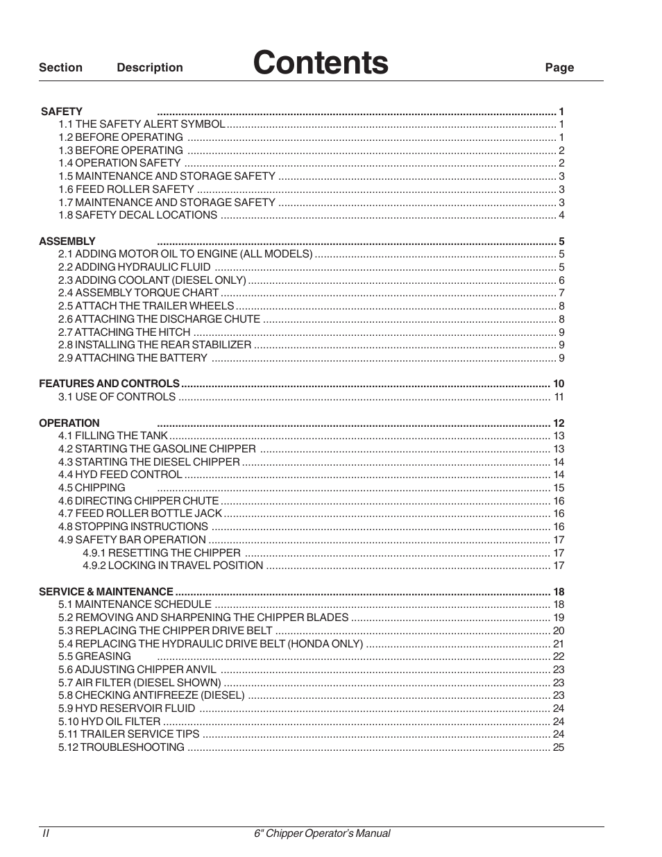 Echo 74624S Owners Manual v.1 User Manual | Page 4 / 36