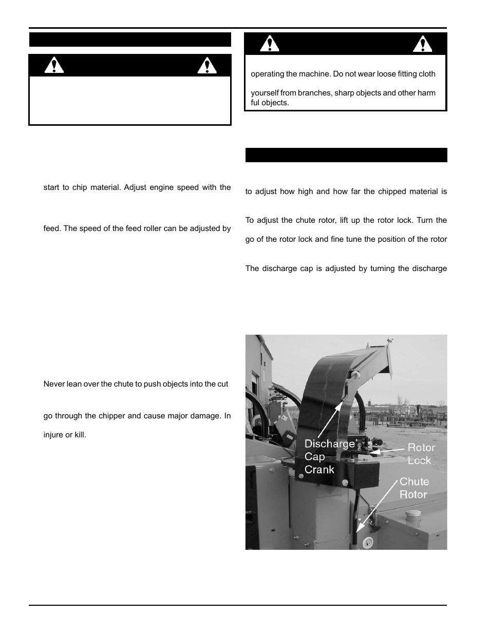 Warning | Echo 74624 Owners Manual v.2 User Manual | Page 18 / 32