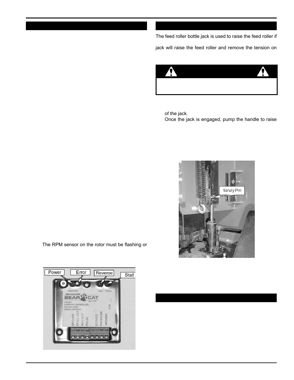 Warning | Echo 74624 Owners Manual v.2 User Manual | Page 19 / 32