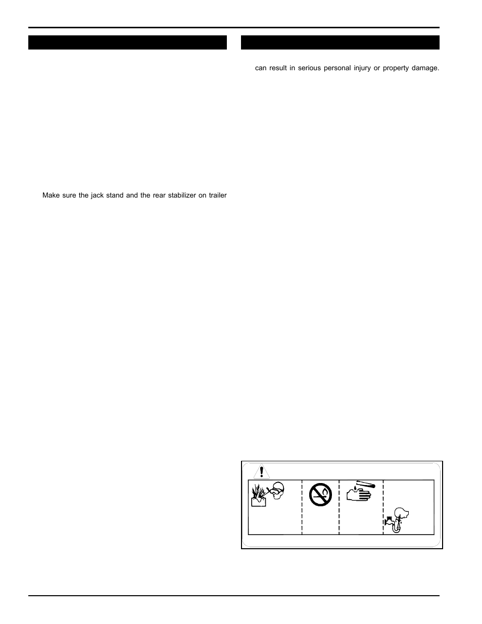 Danger / poison, 8 towing safety, 9 battery safety | Echo 74624 Owners Manual v.2 User Manual | Page 8 / 32