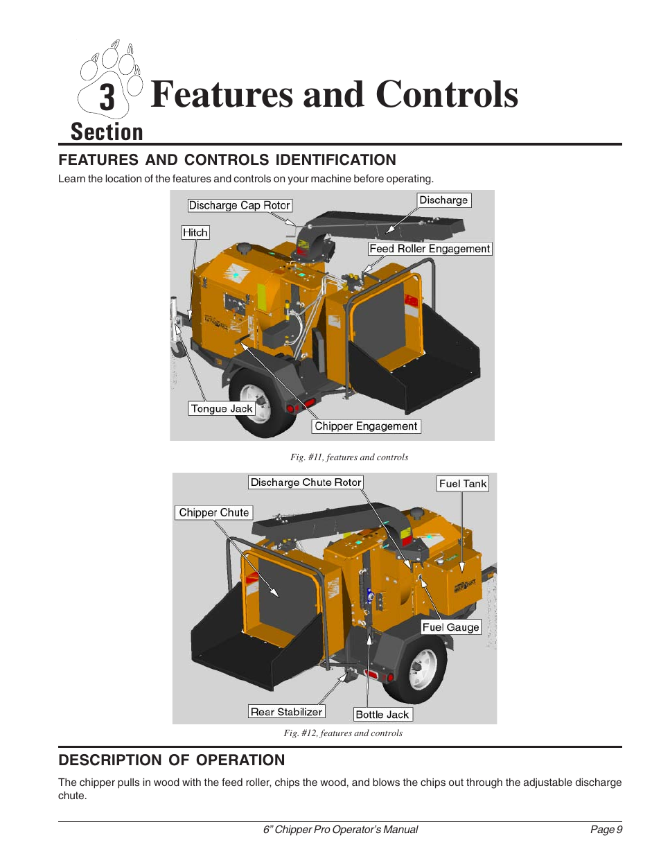 3 features and controls | Echo 74624 Owners Manual v.1 User Manual | Page 15 / 32