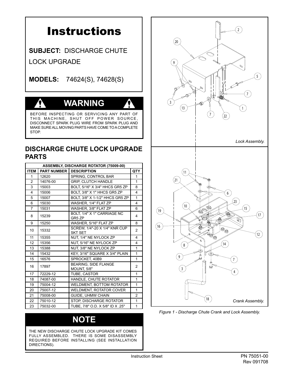 Echo 74624 Instruction v.2 User Manual | 2 pages