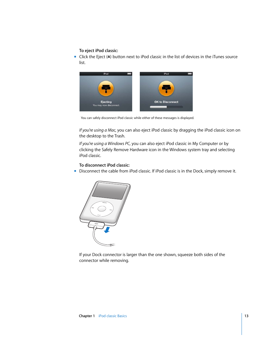 Apple iPod Classic User Manual | Page 13 / 76