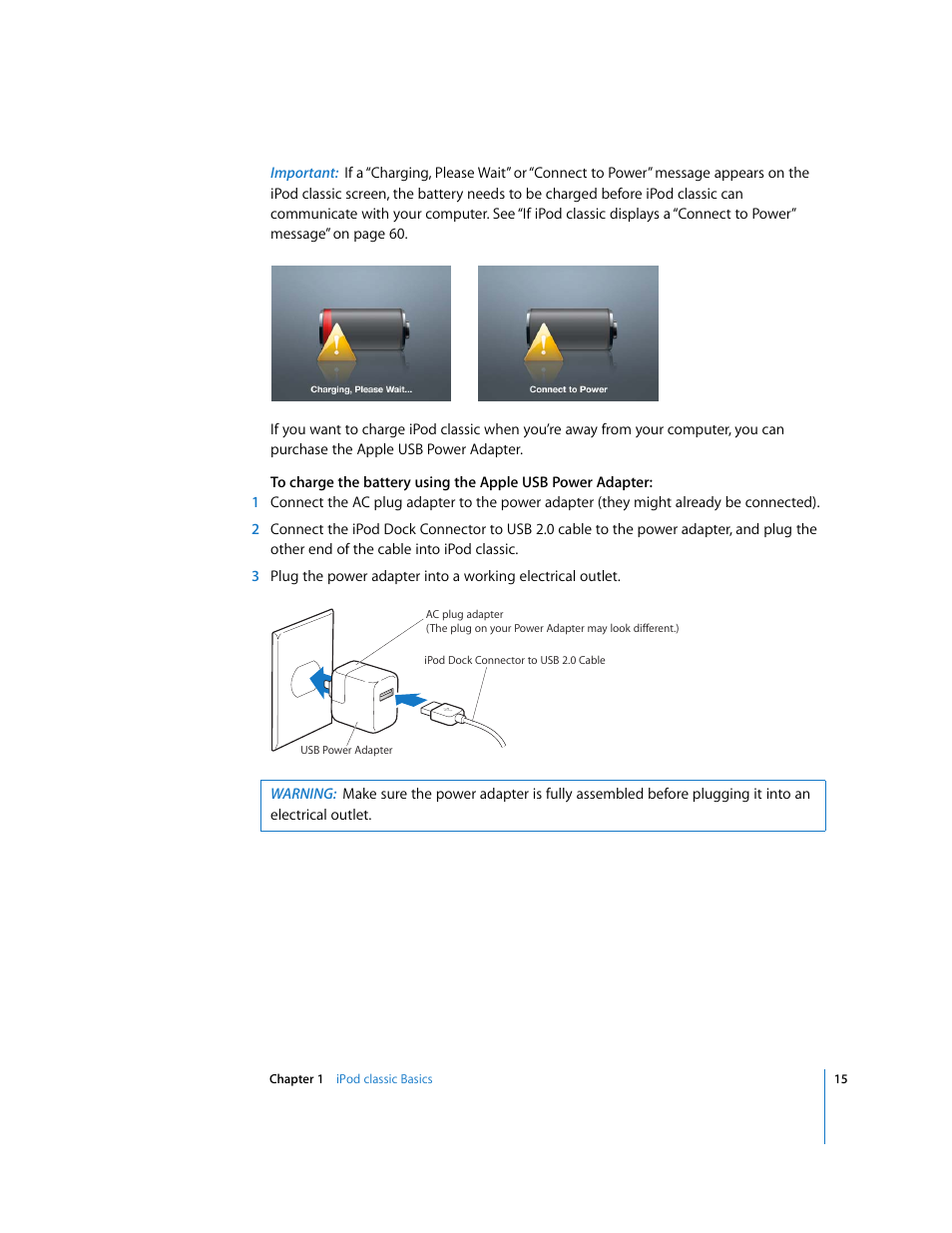Apple iPod Classic User Manual | Page 15 / 76