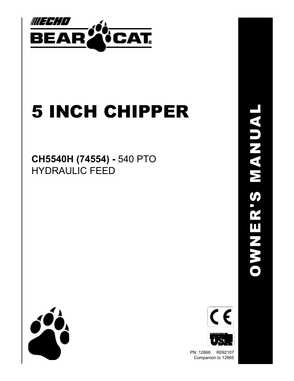 Echo 74554 Owners Manual v.3 User Manual | 26 pages