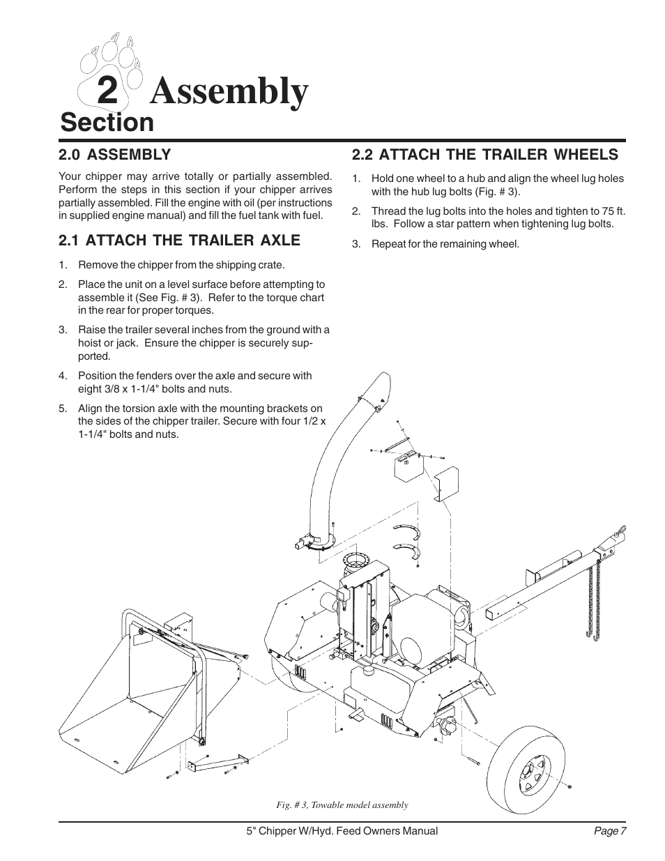 2 assembly | Echo 74520 Owners Manual v.2 User Manual | Page 11 / 36