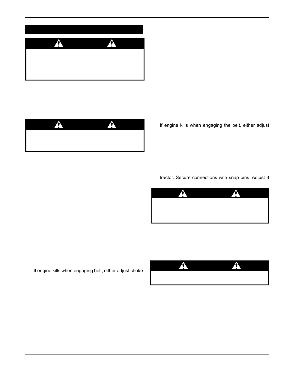 Warning, Important | Echo 73454 Owners Manual v.3 User Manual | Page 25 / 40