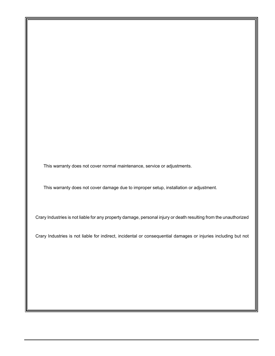 Limited warranty | Echo 73454 Owners Manual v.3 User Manual | Page 3 / 40