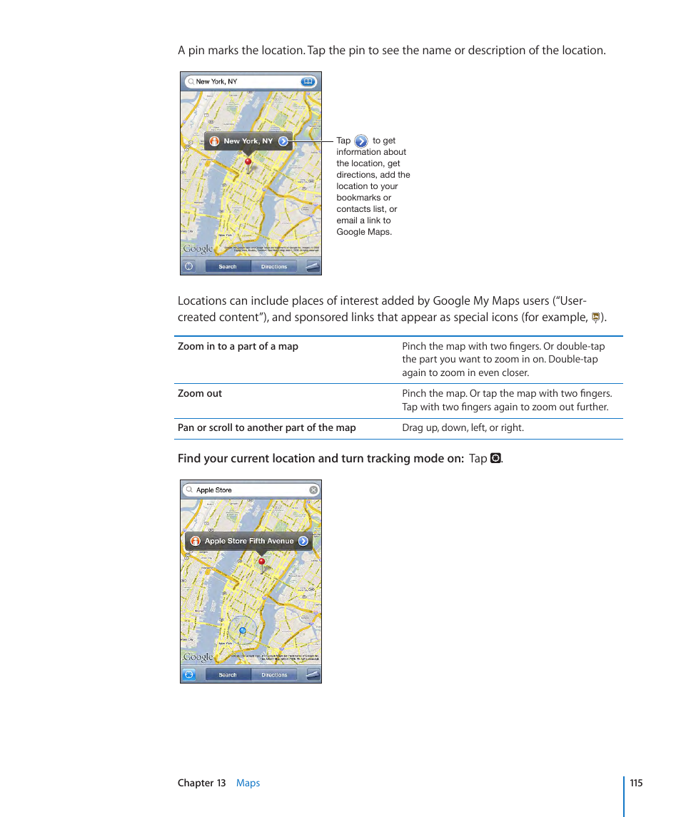 Apple iPhone OS 3.1 User Manual | Page 115 / 217