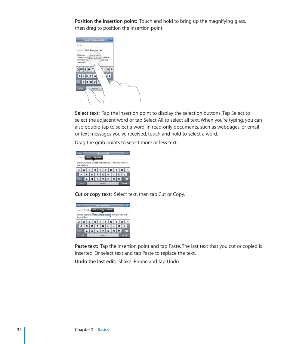 Apple iPhone OS 3.1 User Manual | Page 34 / 217