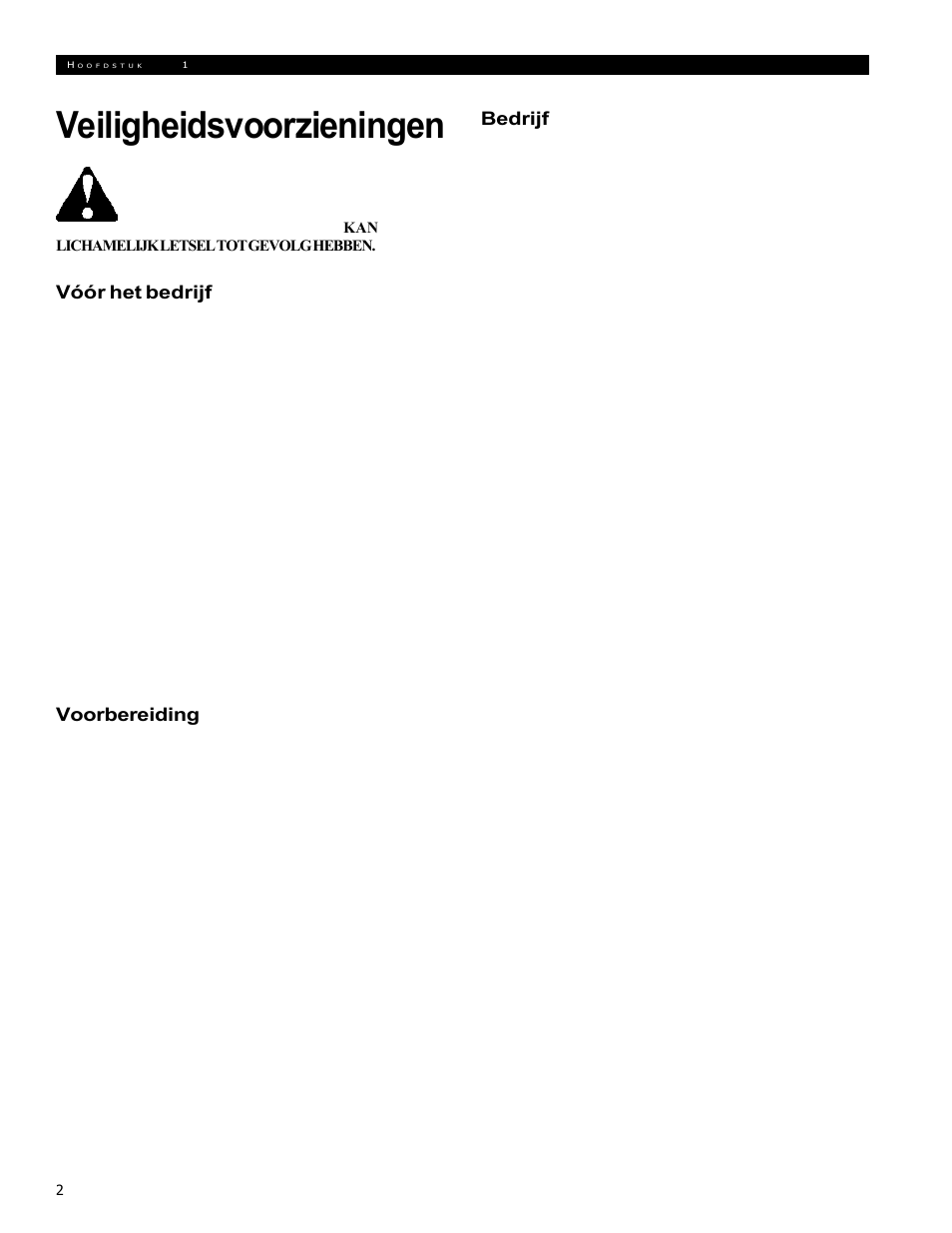 Veiligheidsvoorzieningen | Echo 72854s User Manual | Page 105 / 206