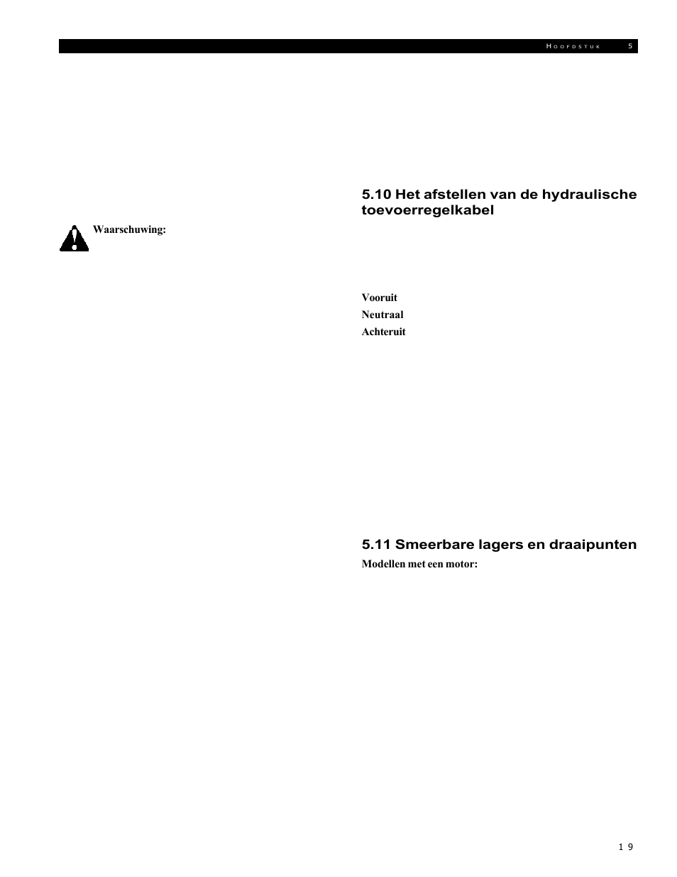 11 smeerbare lagers en draaipunten | Echo 72854s User Manual | Page 122 / 206
