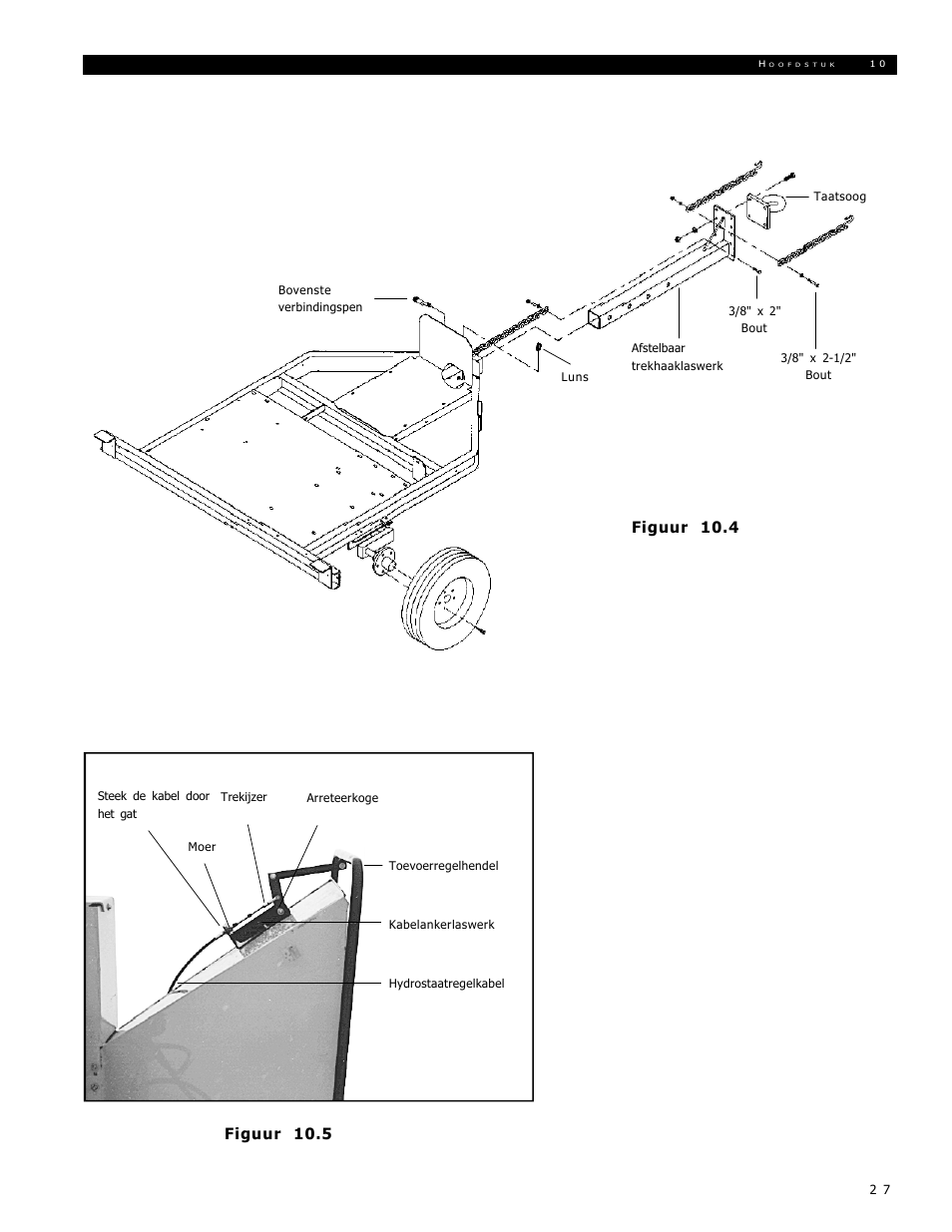 Figuur 10.5, Figuur 10.4 | Echo 72854s User Manual | Page 130 / 206