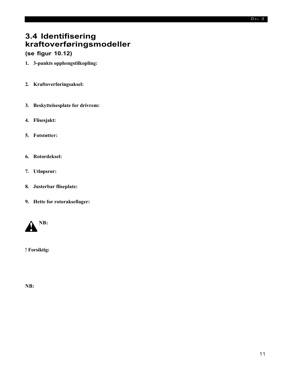 4 identifisering kraftoverføringsmodeller | Echo 72854s User Manual | Page 147 / 206