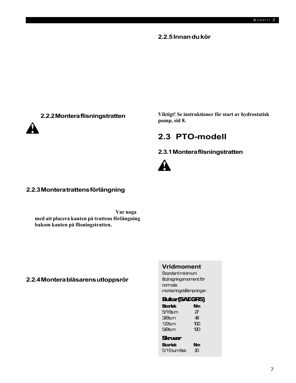 3 pto-modell | Echo 72854s User Manual | Page 176 / 206
