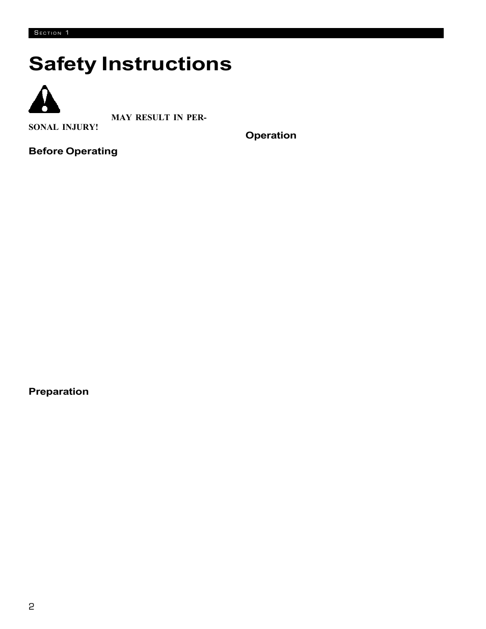 Safety instructions | Echo 72854s User Manual | Page 6 / 206