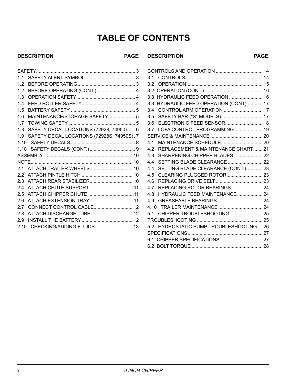 Echo 72928 Owners Manual v.6 User Manual | Page 4 / 33