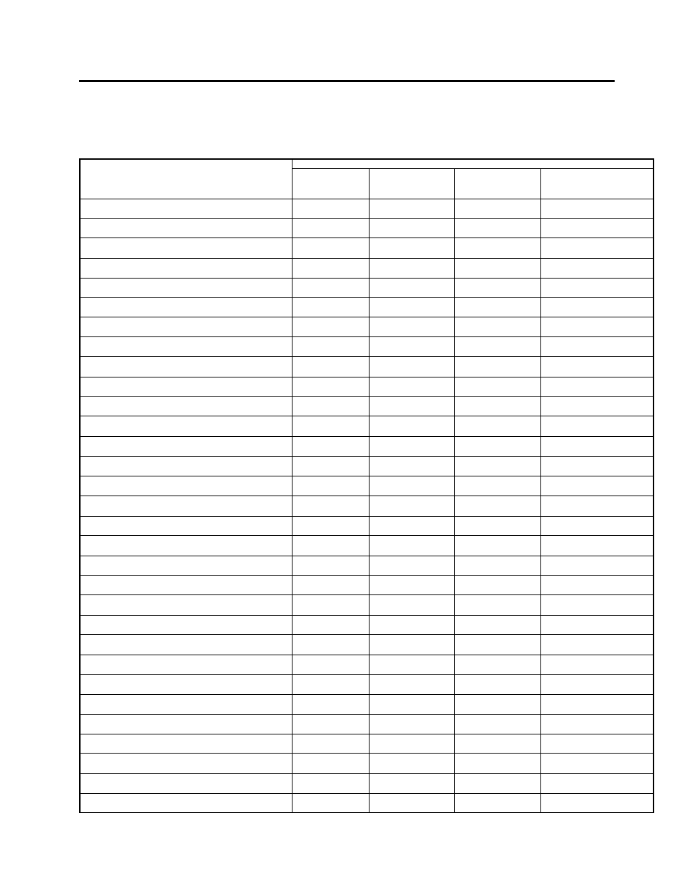 Replacement & maintenance chart | Echo 71825 User Manual | Page 21 / 24