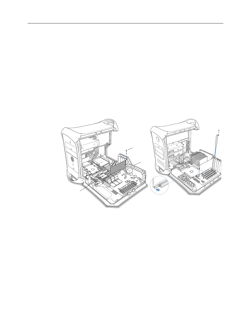 Removing the installed card | Apple Mac G4 (Video Card Replacement) User Manual | Page 3 / 6