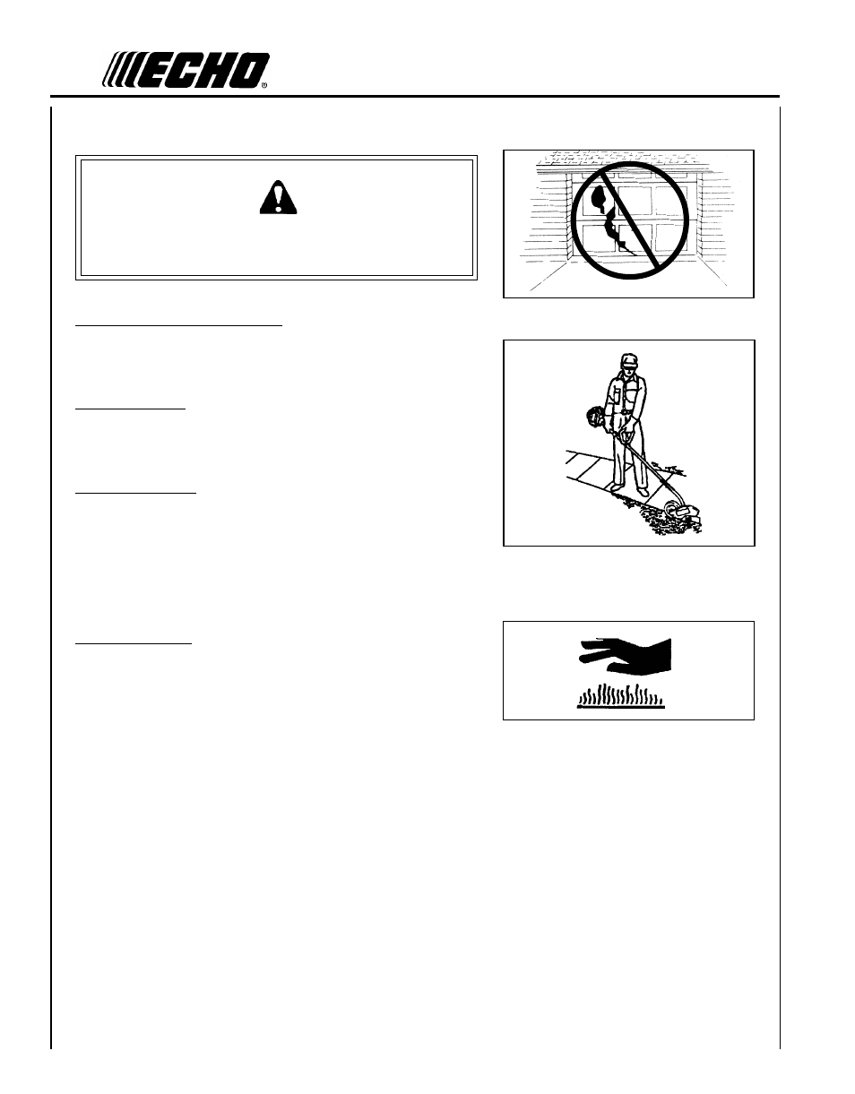 Echo PE-260 Serial 03001001 - 03999999 User Manual | Page 8 / 36