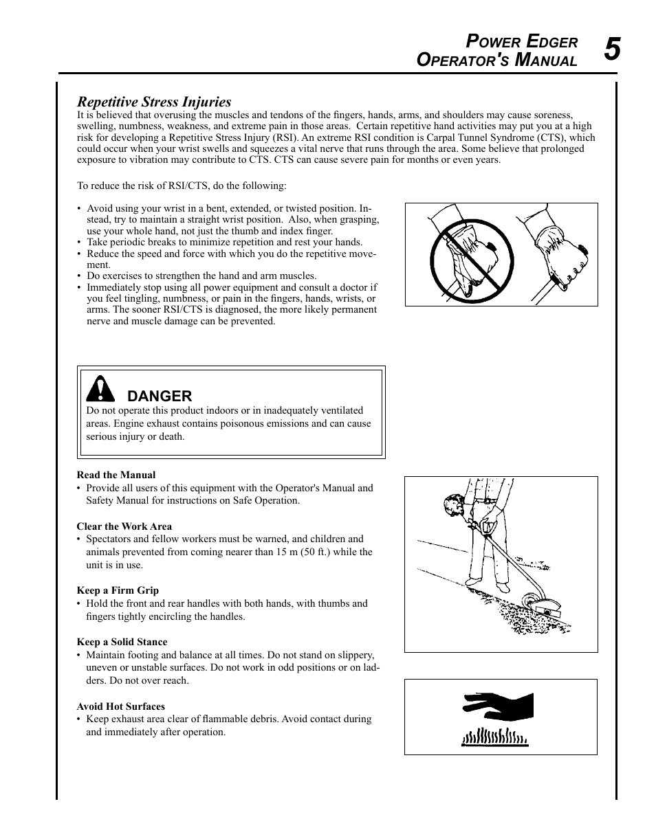 Echo PE-230 Serial S75612001001 - S75612999999 User Manual | Page 5 / 32