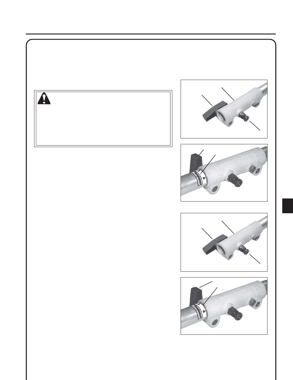 3 foot extension installation, 3' e | Echo 99944200535 User Manual | Page 3 / 4