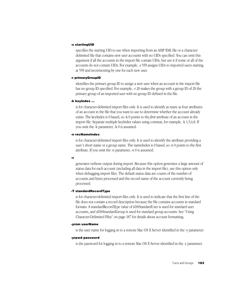 Apple Mac OS X Server (Administrator’s Guide) User Manual | Page 183 / 622