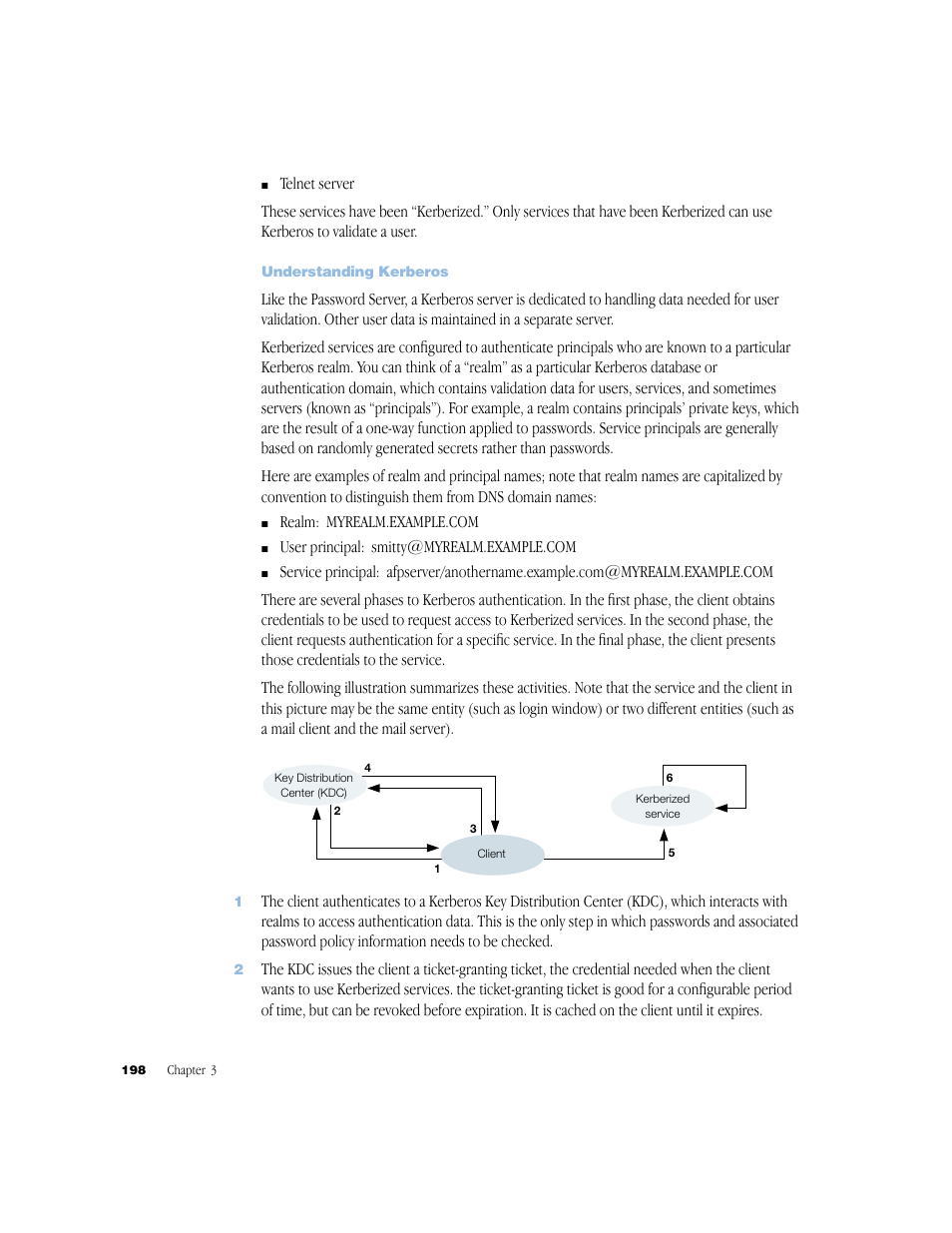 Understanding kerberos | Apple Mac OS X Server (Administrator’s Guide) User Manual | Page 198 / 622