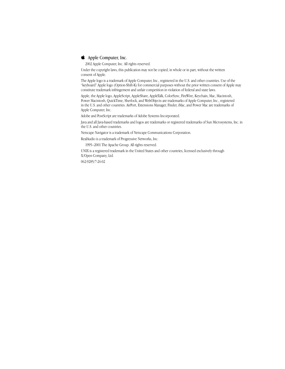 Apple Mac OS X Server (Administrator’s Guide) User Manual | Page 2 / 622