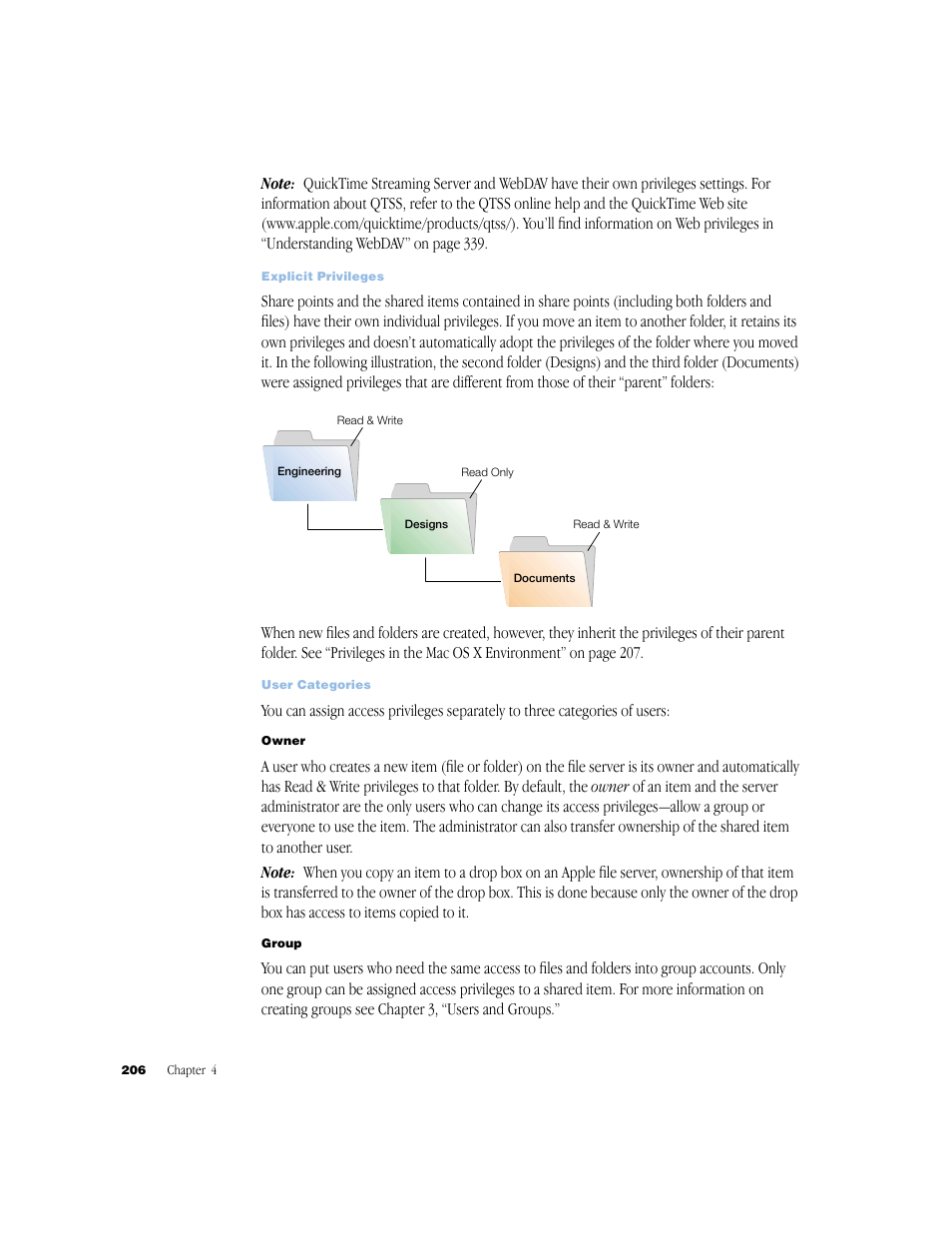 Apple Mac OS X Server (Administrator’s Guide) User Manual | Page 206 / 622