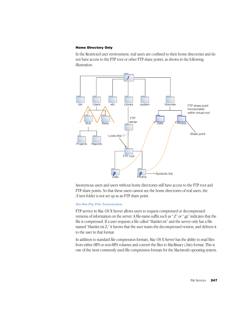 On-the-fly file conversion 247 | Apple Mac OS X Server (Administrator’s Guide) User Manual | Page 247 / 622