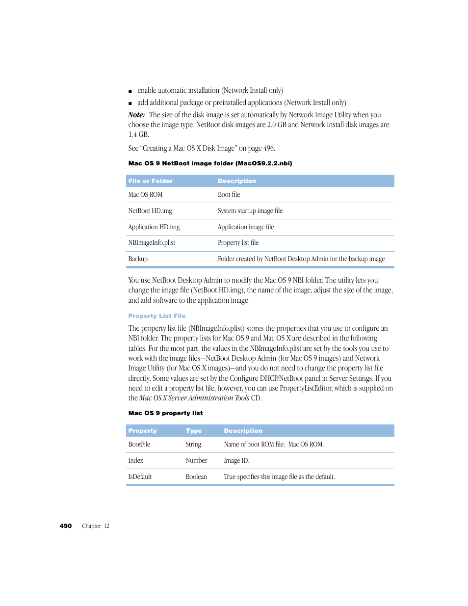 Apple Mac OS X Server (Administrator’s Guide) User Manual | Page 490 / 622
